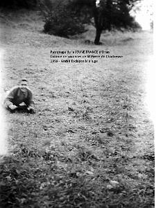 COLO JEUNE FRANCE 1956 Andre Esclapez a la luge